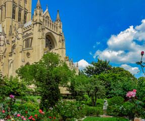 Fototapeta na wymiar washington national cathedral