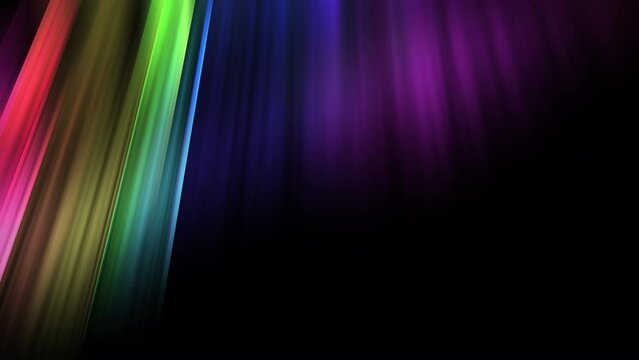 Aurora Borealis sky rainbow space night CG image.