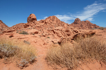 Red Aztec Sandstone at Valley of Fire State Park in Nevada