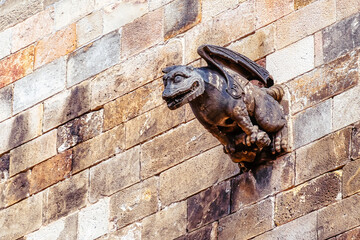 Detail of the Gothic District in Barcelona, Spain © TOimages