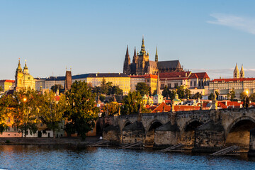 Fototapeta premium Prague Castle view in Prague City