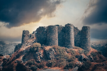old fortress in armenia anberd