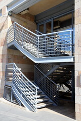 Fototapeta premium Staircase in the city park.