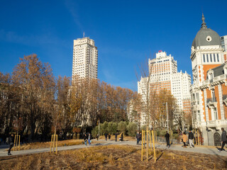 Obraz premium Madrid Plaza de España
