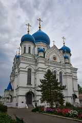 Fototapeta na wymiar Moscow. Nikolo-Perervinsky Monastery. Iberian Cathedral