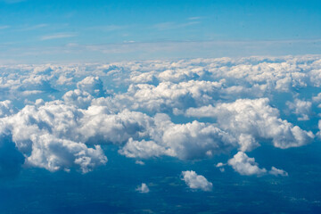 Aerial view of clouds 