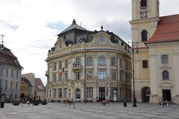Fototapeta na wymiar Sibiu Center Romania 
