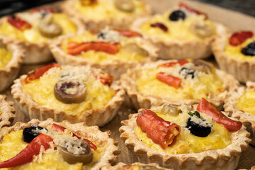 various traditional Tunisian dish with various ingredients of the country