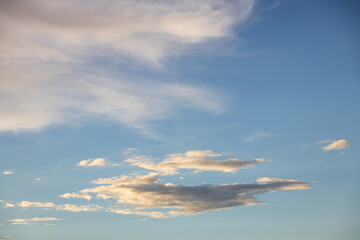 Colorful clouds in the sky