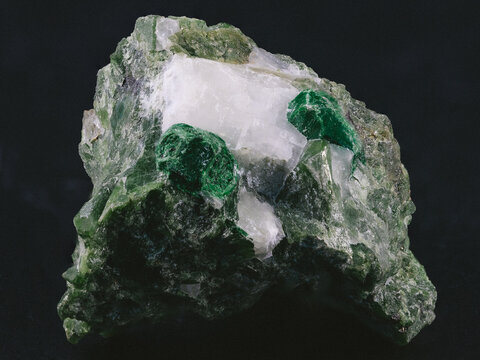 Diopside and Quartz