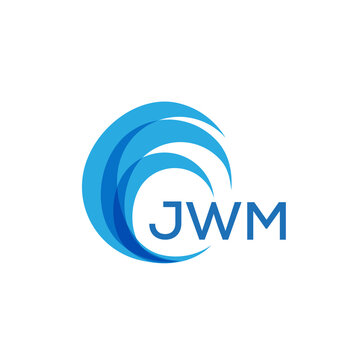 JWM letter logo. JWM blue image on white background. JWM Monogram logo design for entrepreneur and business. . JWM best icon.
