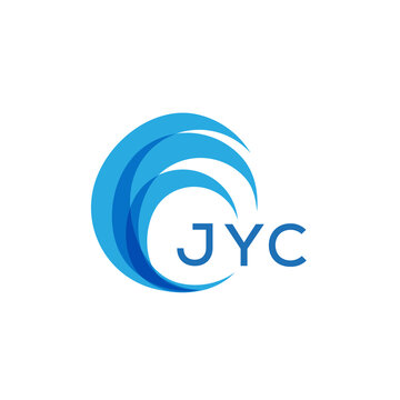 JYC letter logo. JYC blue image on white background. JYC Monogram logo design for entrepreneur and business. . JYC best icon.
