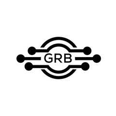 GRB letter logo. GRB best white background vector image. GRB Monogram logo design for entrepreneur and business.	
 - obrazy, fototapety, plakaty