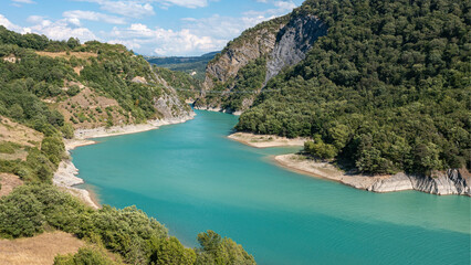 Le Drac et ses eaux turquoises