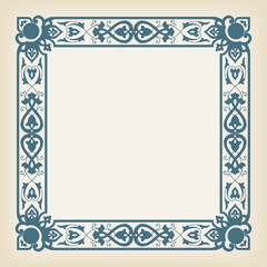 Decorative seamless border