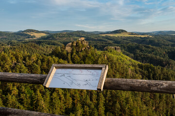 Bohemian Switzerland National Park in the summer, Czech Republic  - 525187134