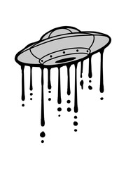 Graffiti Tropfen UFO Mystery  © Style-o-Mat-Design