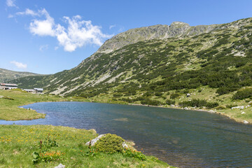 Fototapeta na wymiar Landscape of Rila mountain near The Fish Lakes (Ribni Ezera), Bulgaria