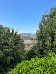 Fototapeta na wymiar Ausblick über Florenz