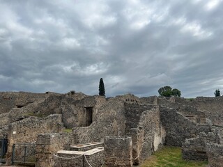 Ausgabrungsst&auml;tte in Pompeji