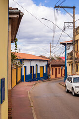 Beautiful colonial mansions on Tiradentes street