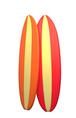 Realistic 3D Surfboard Element