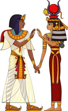 Egyptian ancient symbol.Religion icon.Egypt deiteis.Culture.Design element.