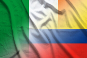 Ireland and Colombia government flag transborder relations COL IRL