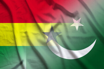 Ghana and Pakistan national flag international contract PAK GHA