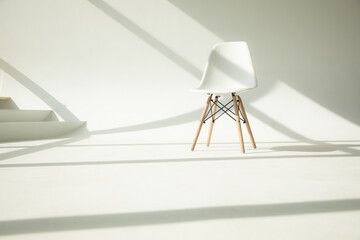 Fototapeta na wymiar Comfortable chair on white background,