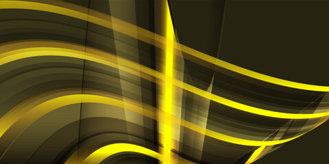 Abstract dark green and yellow background