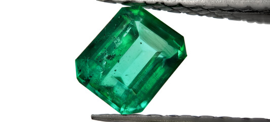 square emerald from muzo colombia green gem for jewelry
