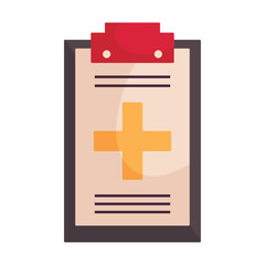 Obraz premium emergency clipboard icon