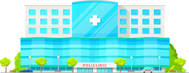 Building isolated medical hospital
