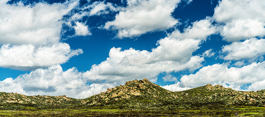 Hills and Mountains in Lake Perris State Recreation Area in Moreno Valley California