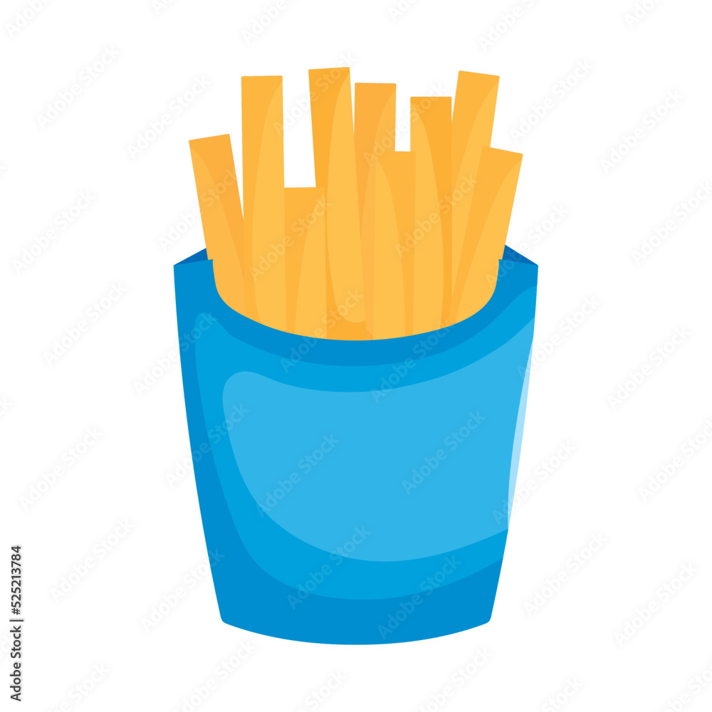 Canvas Prints french fries icon