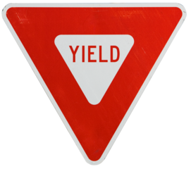 Signs: Yield To Traffic