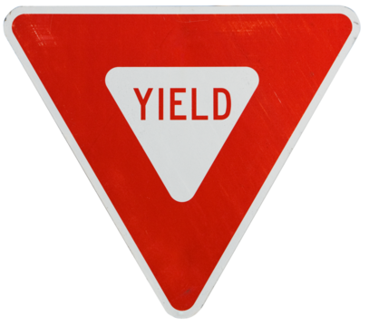 Signs: Yield To Traffic
