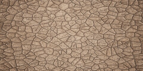 close up of a texture of cracked dried soil 