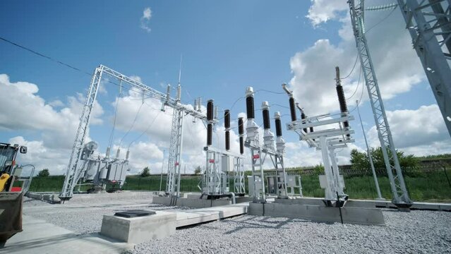 Construction of a transformer substation