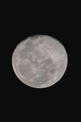 Wallpaper full moon close up