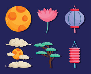 mid autumn festival set