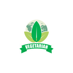 world day vegetarian logo design latest
