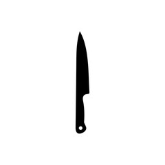 black knife vector stock illustration