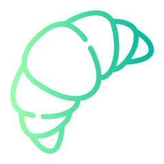 croissant gradient icon