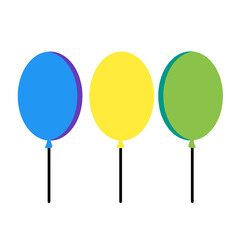 Ballon vector elements