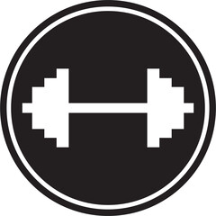 The gym icon bundle  set image