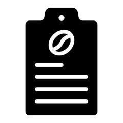 clipboard glyph icon