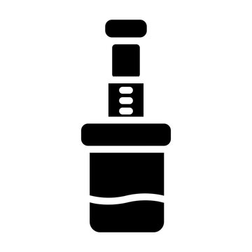 Aeropress Glyph Icon