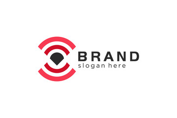Signal logo concept. Very suitable for symbol, logo, company name, brand name, personal name, icon and many more.